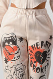 Graphic Arts Pants Set