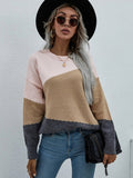 Women's Long Sleeve Round Neck Sweater