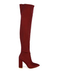 Schiffer High Block Heeled Long Boot