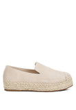 Ellerie Soft Suede Flatform Heel Espadrilles