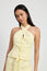 Pale Yellow Halter Blouse