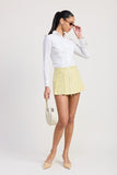 WAIST BAND PLEATED SKORT