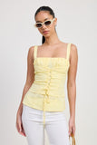 Pale Yellow Corsett Blouse