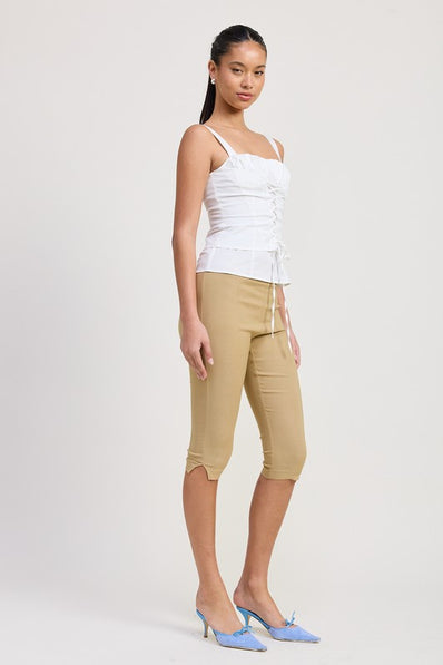 Pale Yellow Corsett Blouse