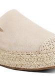 Ellerie Soft Suede Flatform Heel Espadrilles