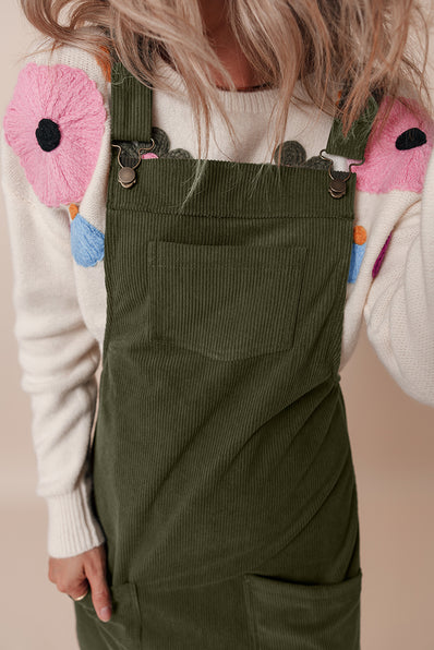 Vineyard Green Corduroy Dress