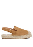 Affie Genuine Suede Slingback Strap Espadrilles