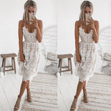 Tunic V-Neck Lace Dress