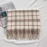 Large Plaid Scarf