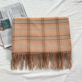 Large Plaid Scarf