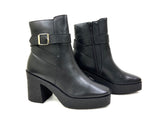 Lara Black Platform Boots