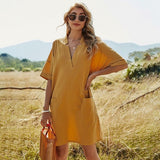 Loose Casual Shirt Dress