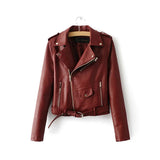 Retro Faux Leather Jacket