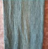 Ocean Blue Tasseled Throw Blanket