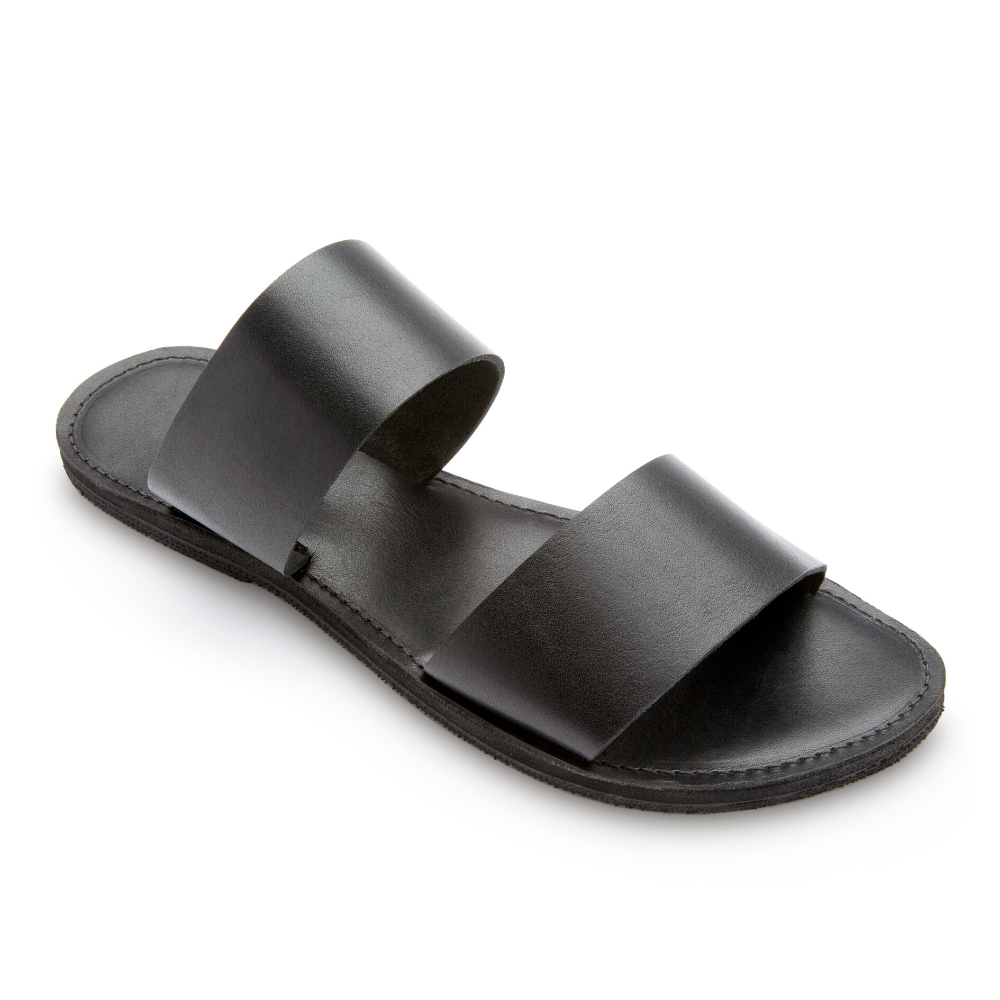 Ophelia Leather Slide Sandal