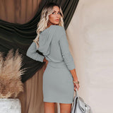 Cotton Hoodie Midi Dress