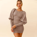 Bell Sleeve Sweater Dress