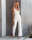 Lace Skinny Jumpsuit