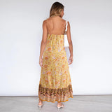 Sling Floral Maxi Dress