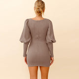 Bell Sleeve Sweater Dress