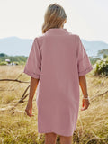 Loose Casual Shirt Dress