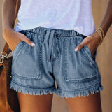 Denim Pocket Shorts