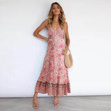 Sling Floral Maxi Dress