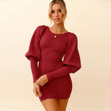 Bell Sleeve Sweater Dress