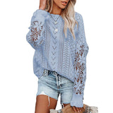 Lace Puff Sleeve Sweater