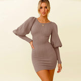 Bell Sleeve Sweater Dress