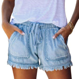 Denim Pocket Shorts