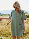 Loose Casual Shirt Dress