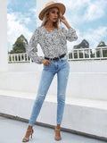 Soft Stretch Floral Blouse