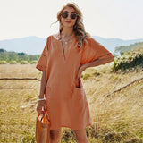 Loose Casual Shirt Dress