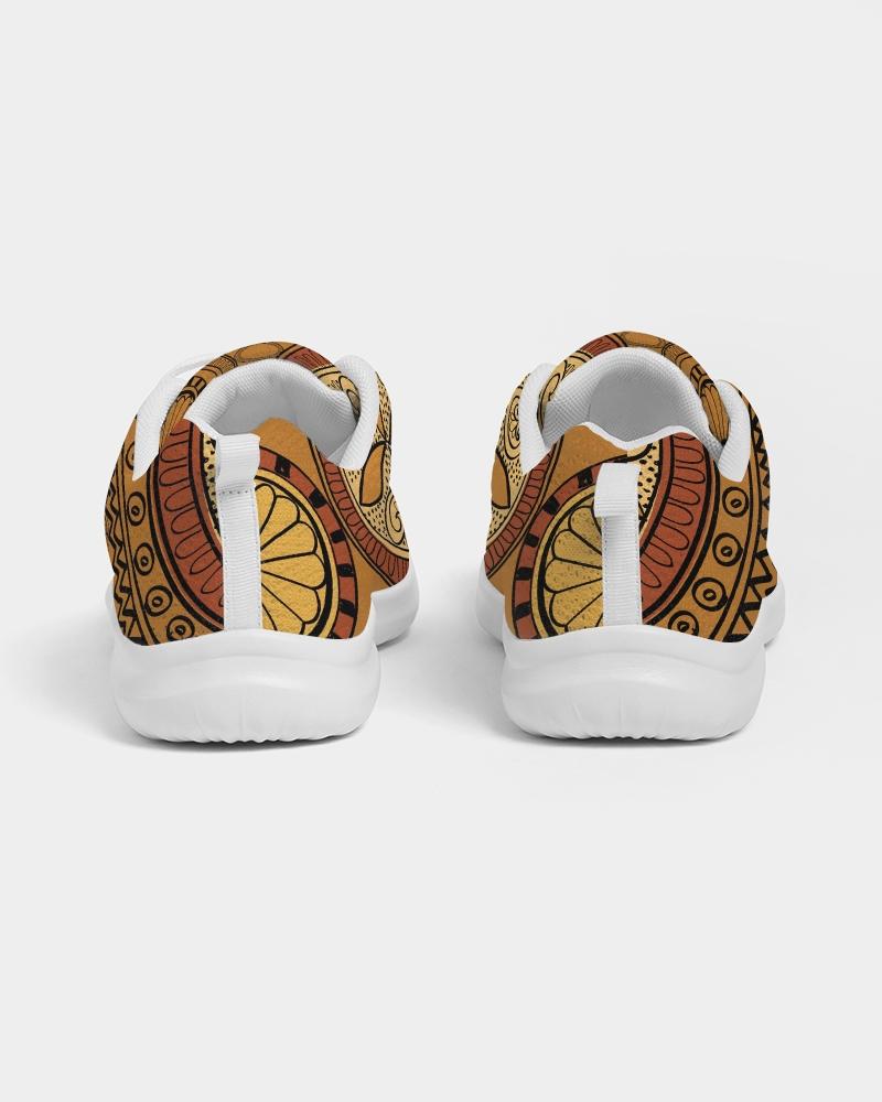 Brown Paisley Low Top Canvas Shoes