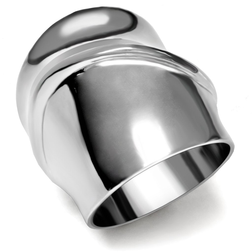 Carved Stainless Steel Ring